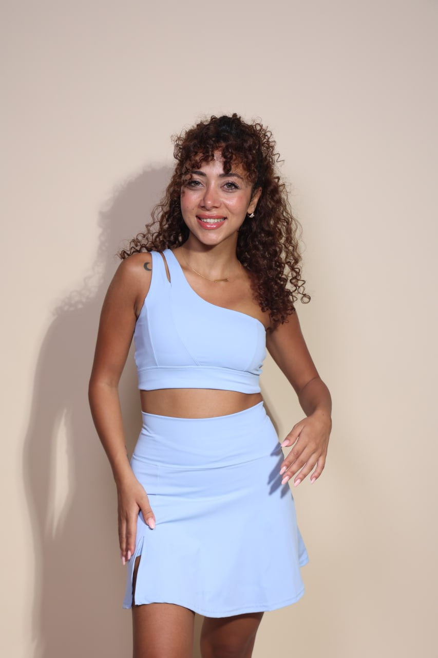 High waist A-Line Tennis skirt set